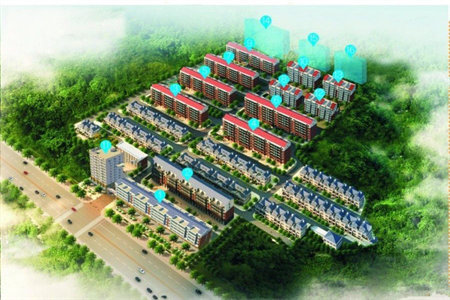 城西方圆美墅2室2厅1卫103m2毛坯房